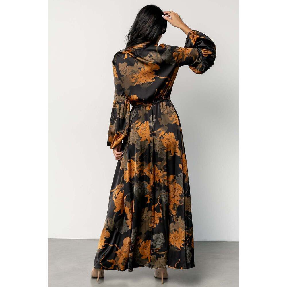 Baltic Born Helen Maxi Dress | Black + Gold Size SS - Picture 4 of 5